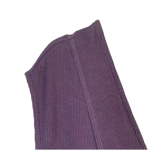 Free People Free-est Avenue Women's Ribbed Knit Jumpsuit Size S Purple One Piece - Picture 5 of 14